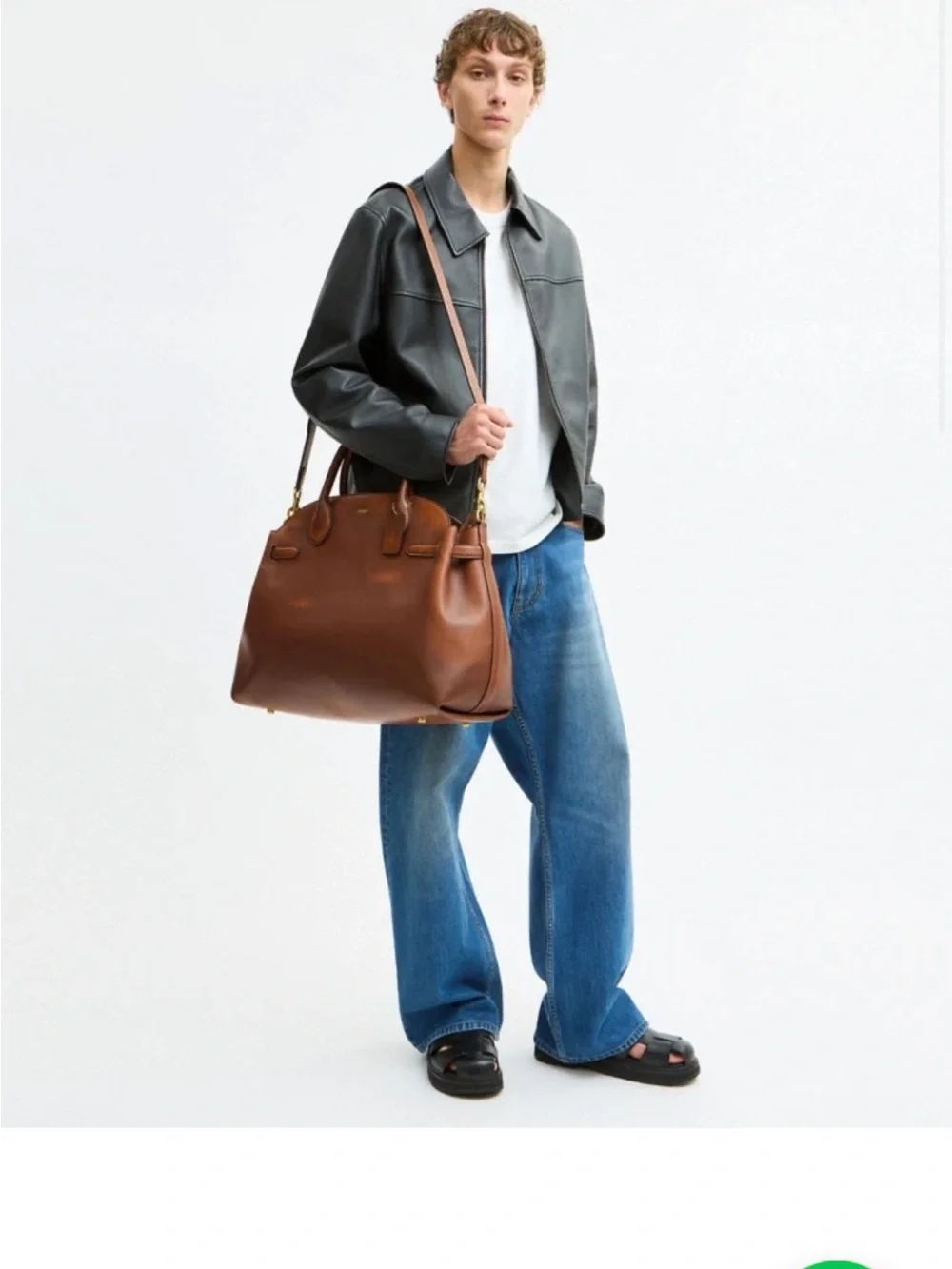 Coach Soft Empire 48 Carryall – Loved Leather Brown | NWT | Complete Set